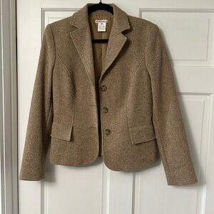 Vintage Kors Michael Kors Wool Blazer Jacket Women Size 10 Brown Made in Italy